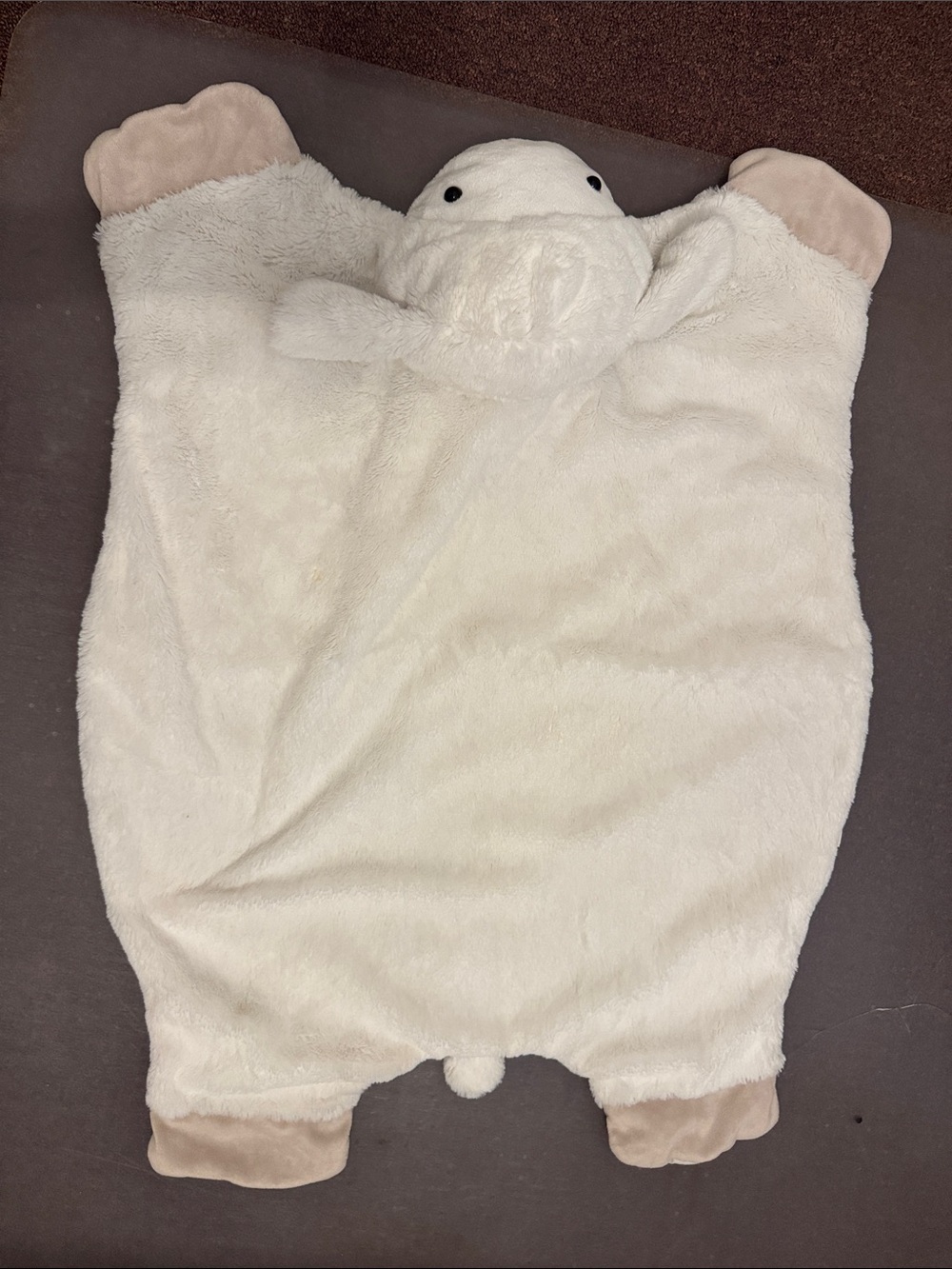 Pottery Barn Kids Cream Plush play mat